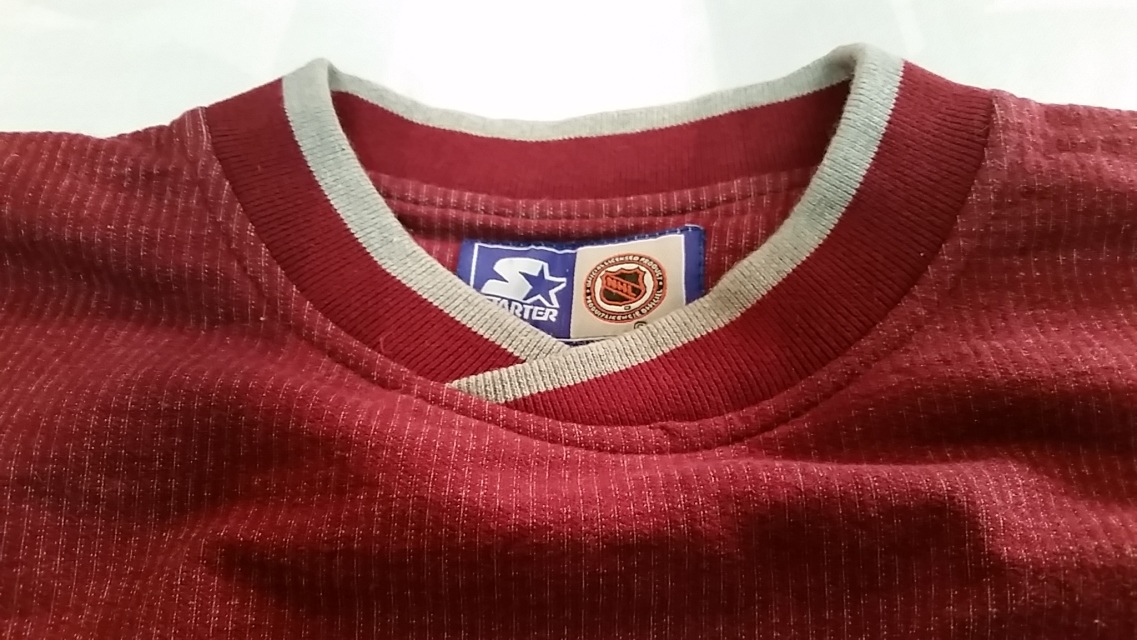 COLORADO AVALANCHE Men Vintage 90s Embroidered Hockey Jersey XL