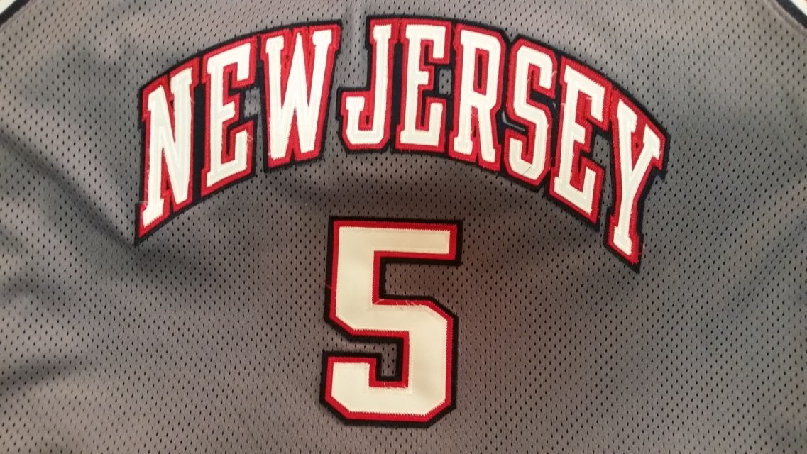 Jason Kidd Vintage New Jersey Nets NBA White Jersey XL