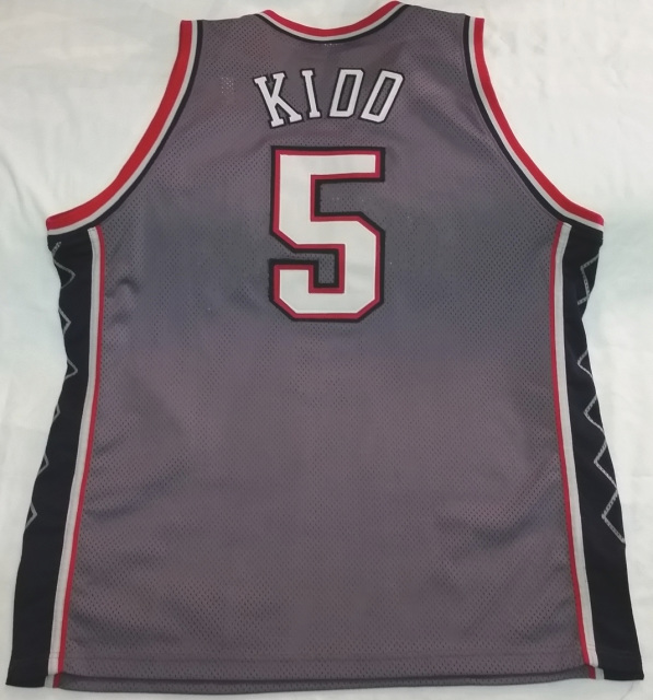 Jason Kidd New Jersey Nets Vintage NBA Sewn Jersey 52 