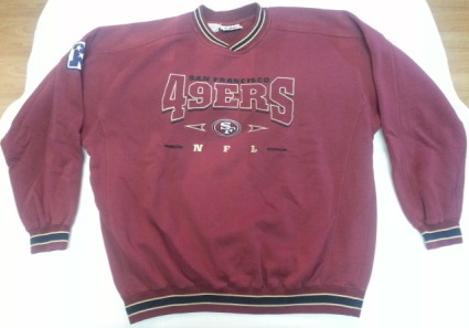 San Francisco 49ers sweatshirt by Lee Sports/ Nutmeg Mills inc