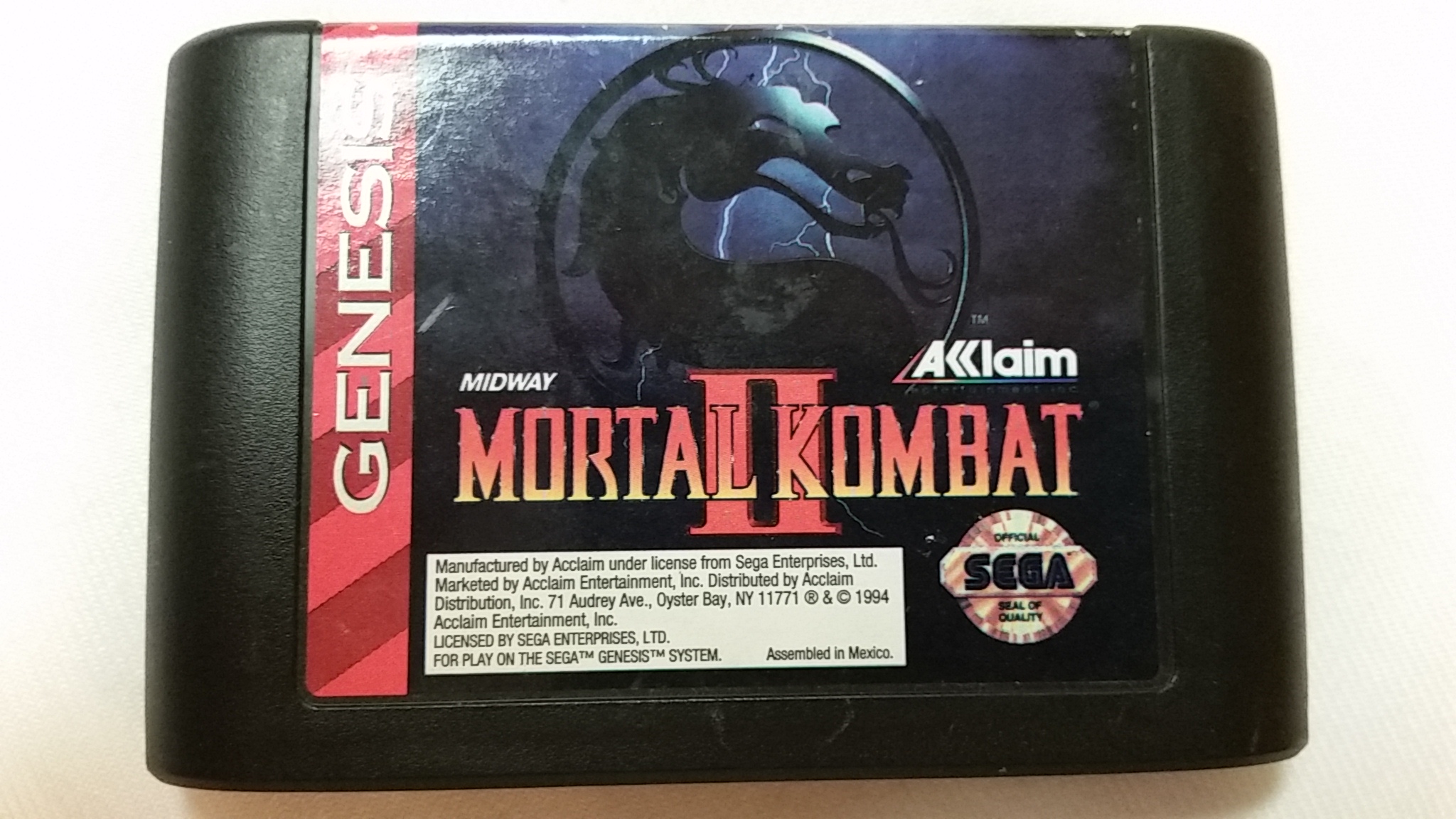 Mortal Kombat II [Game cartridge only] (Sega Genesis)